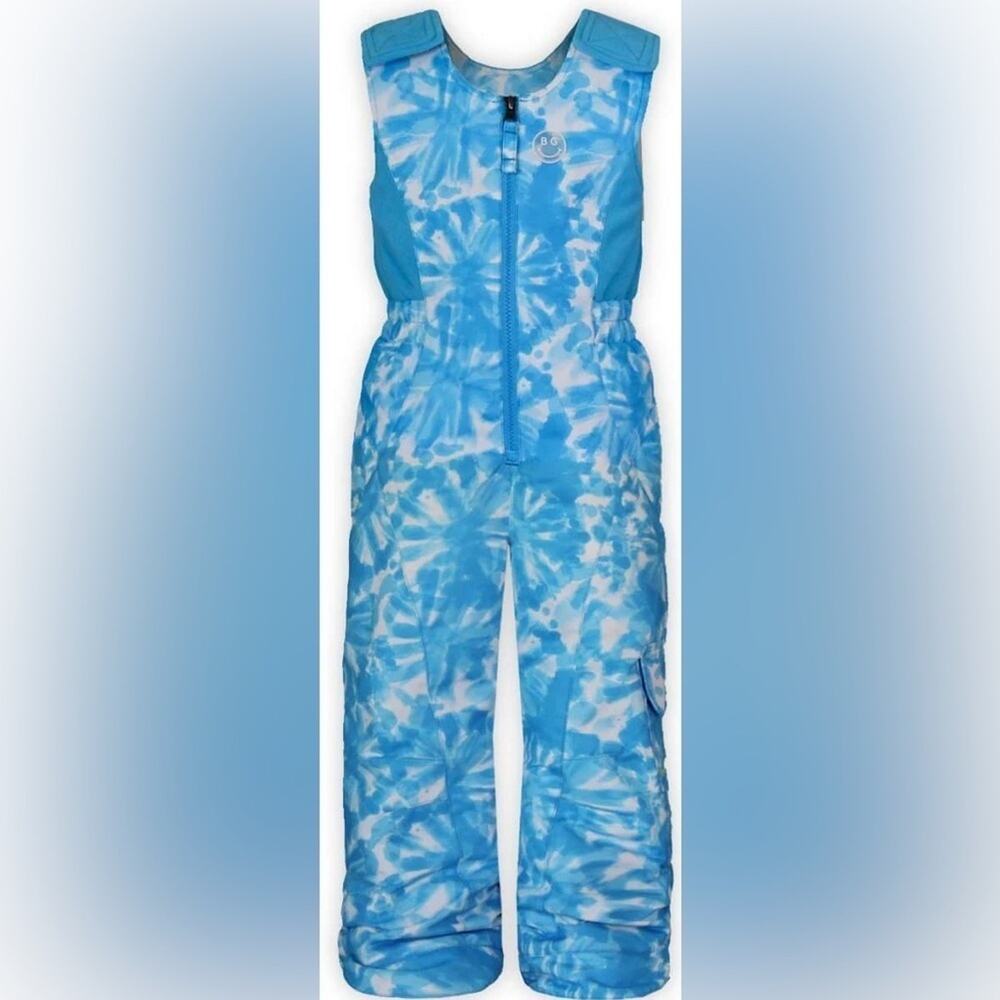 Boulder Gear Snow Bib Girls 3T Hailey‎ Bib Blue & White Outdoor Winter Active